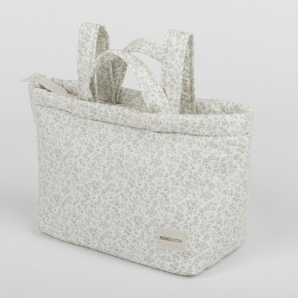 NWOT - minicoton Carry Garden diaper bag
